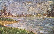 Georges Seurat Die beiden Ufer oil painting artist